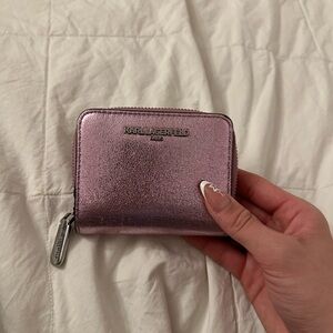 Karl Lagerfeld Metallic Purple Wallet 💜